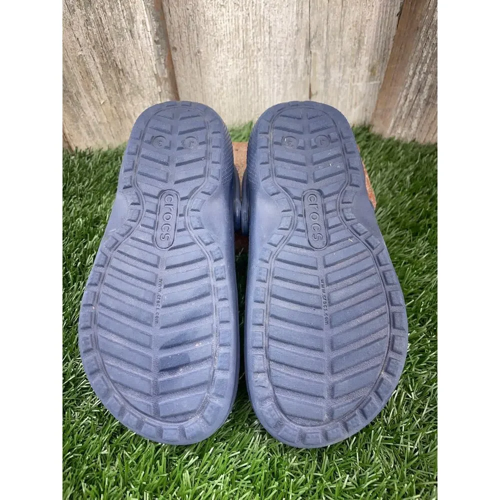 CROCS Lined Navy Clogs Clogs Youth J3